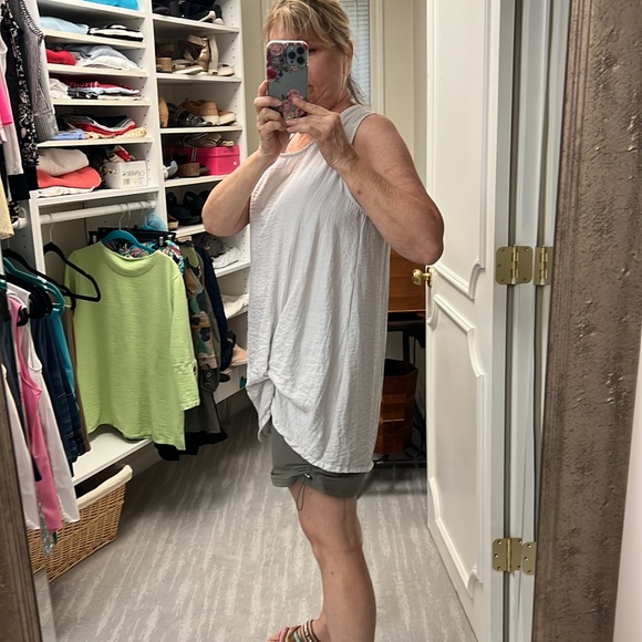 Linen-Greige  light weight Dress/Tunic - Picture 5 of 6